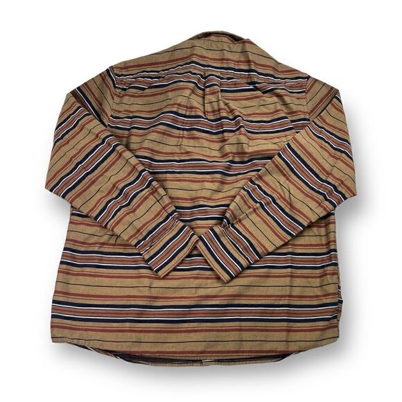 Rowm Striped Button Front Shirt Size Large - Picture 5 of 5